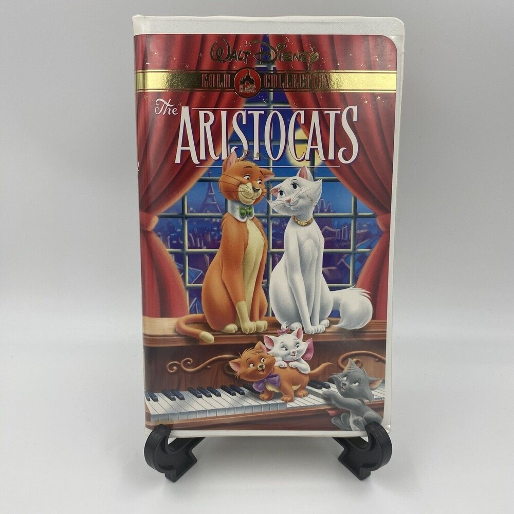 Disney’s The Aristocats (VHS, 2000, Gold Collection)‎ Vintage Clamshell